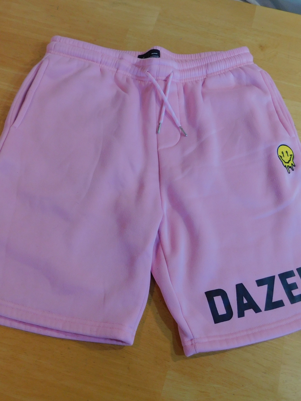 Dazey LA Pink Athletic Shorts with Drawstring